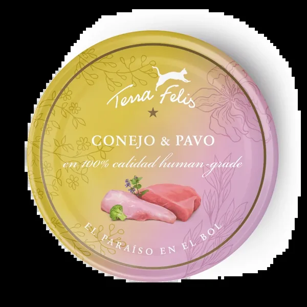 Terra Felis - Conejo & Pavo 80g