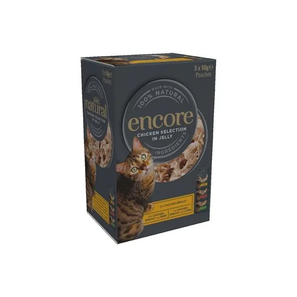 Tienda oficial de Encore En Gelatina En Bolsitas 20 X 50 G Para Gatos - Pack Ahorro Mixto en Productos Para Gatos - Esenciales de oficina en línea España.