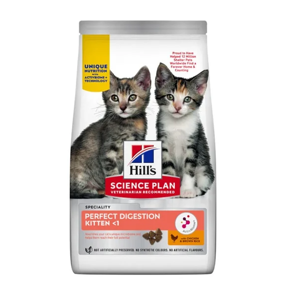 Tienda oficial de Hill's Hill’s Science Plan Perfect Digestion Kitten Pienso Para Gatos en Productos Para Gatos - Esenciales de oficina en línea Las Palmas de Gran Canaria España.