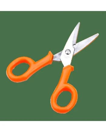 Tijera de electricista 14 cm inox Naranja