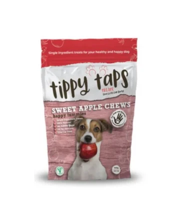 Tippy Taps Snack de Manzana Roja para Perros