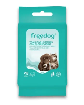 Toallitas Clorhexidina Perros Gatos Freedog