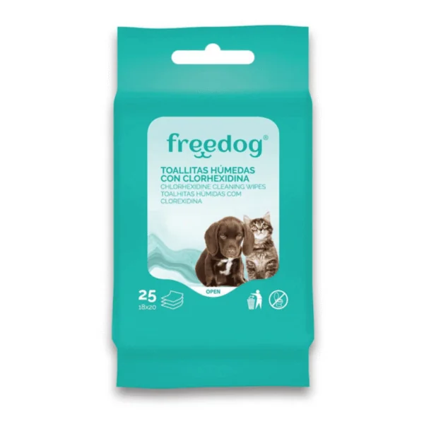 Toallitas Clorhexidina Perros Gatos Freedog