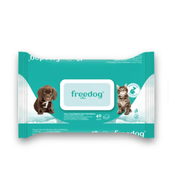 Toallitas Clorhexidina Perros Gatos Freedog
