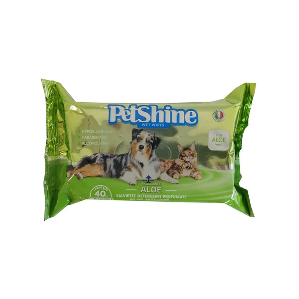 Toallitas Higiene para Perro y Gato, Aloe Vera