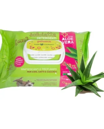 Toallitas higiénicas para perros y gatos Farm Company Talco y Aloe Vera