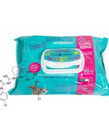 Toallitas húmedas para perros y gatos Farm Company Clorhexidina y Musgo Blanco