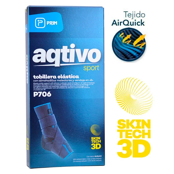 Tobillera para Esguince con Almohadillas Anatómicas | Vendaje 8
