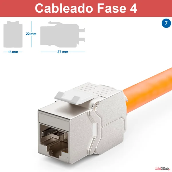 Toma Keystone CAT-7 Blindado RJ45