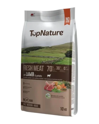Top Nature Cordero Medium-Maxi 10 kg.