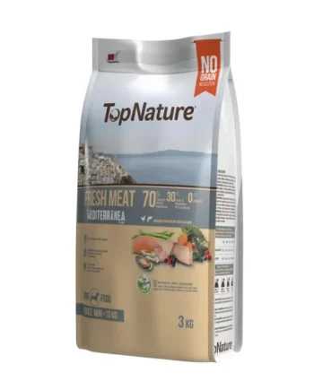 Top Nature Receta Mediterránea Raza Pequeña 3 kg.