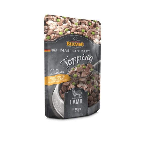 Topping de cordero con guisantes Belcando