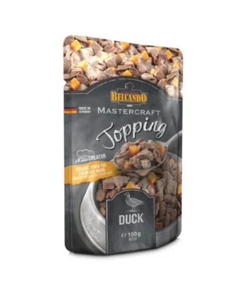 Topping de pato con boniato Belcando