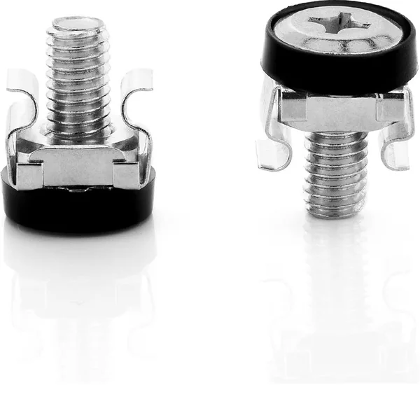 Tornilleria M6 para rack 20 unidades tornillo Gris