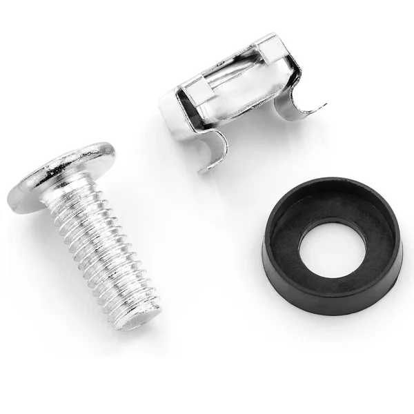 Tornilleria M6 para rack 20 unidades tornillo Gris