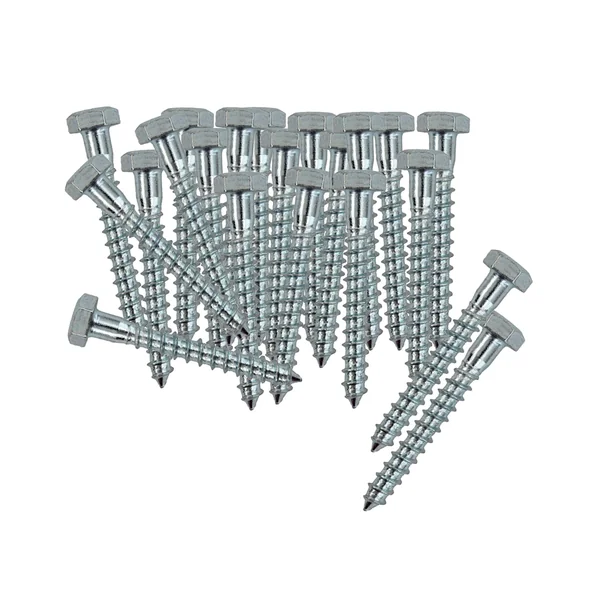 Tornillo/Tirafondo cabeza hexagonal DIN 571 8X60 Plateado