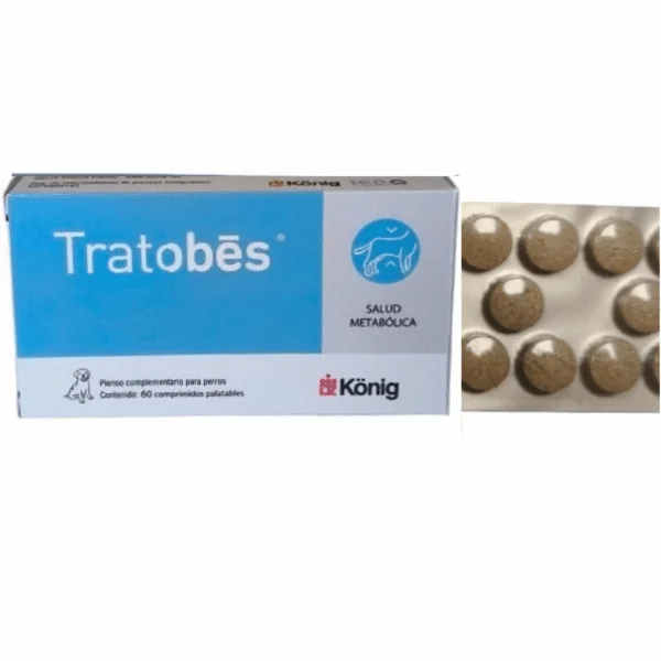 Tratobes control peso perros 60 comprimidos