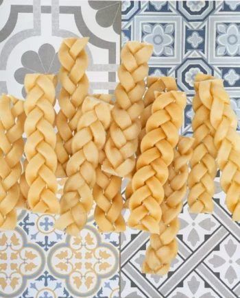 Trenza de Piel de Búfalo