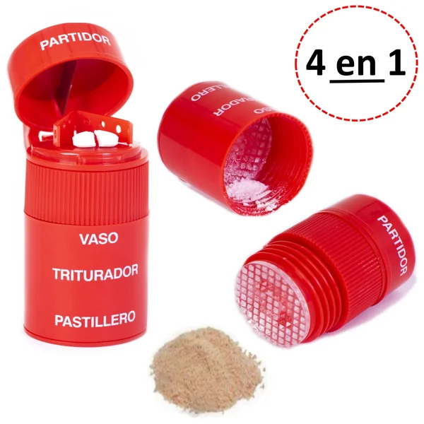 Triturador Cortador Pastillas | 4 En 1