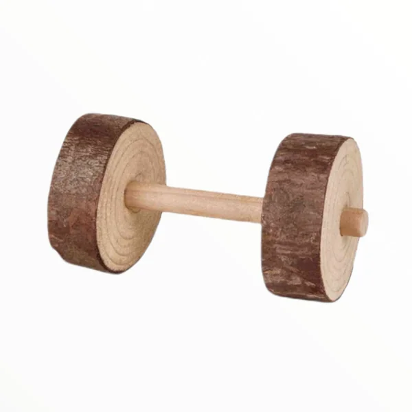 Trixie Juguete Pack Pesas de Madera con Cascabel para Conejos