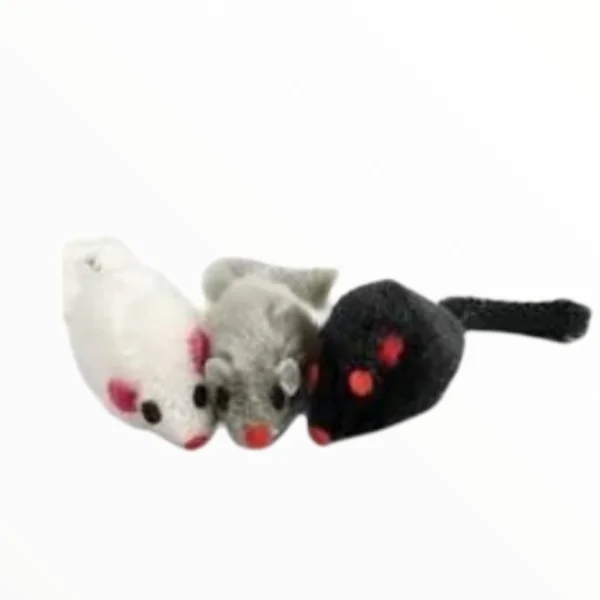 Trixie Ratoncitos Favoritos Juguete de Tela con Sonido para Gatos