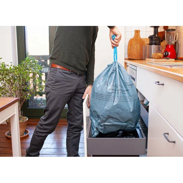 TSP Bolsas de basura recicladas 60L (10 bolsas/rollo)