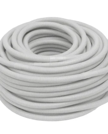 Tubo Corrugado Doble Capa 50 Metros Blanco