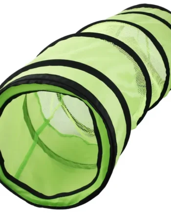 Tunel Gato+Entrada Malla Verde/Negro 25X60 cm
