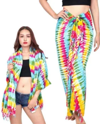 Turbante Tie Dye - pañuelo, foulard, pareo