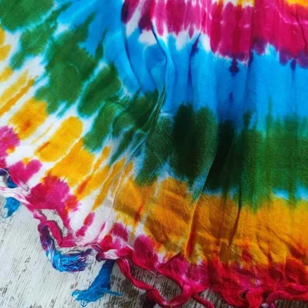 Turbante Tie Dye - pañuelo, foulard, pareo