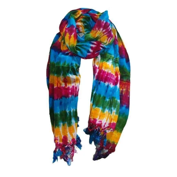 Turbante Tie Dye - pañuelo, foulard, pareo