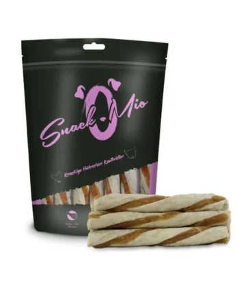 Twister de piel de vacuno, tripa y pollo SnackOMio