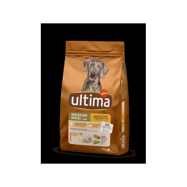 Ultima Med/Max Adult Pienso Pollo Perro