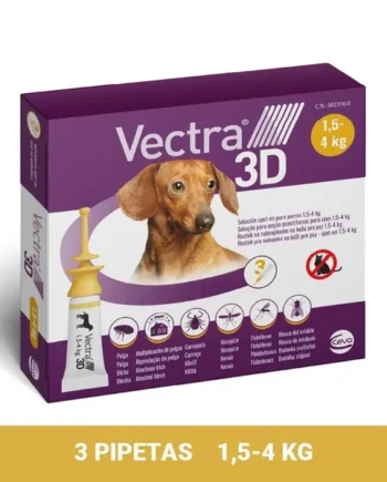 Vectra 3D Pipeta Antiparasitaria para Perros