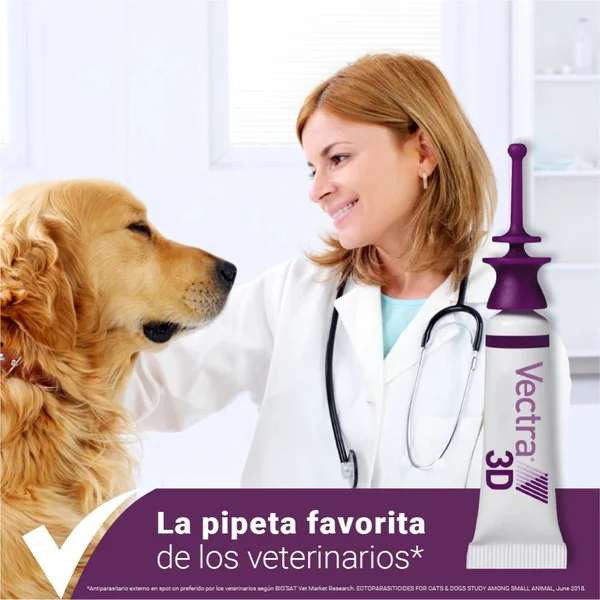 Vectra 3D Pipeta Antiparasitaria para Perros
