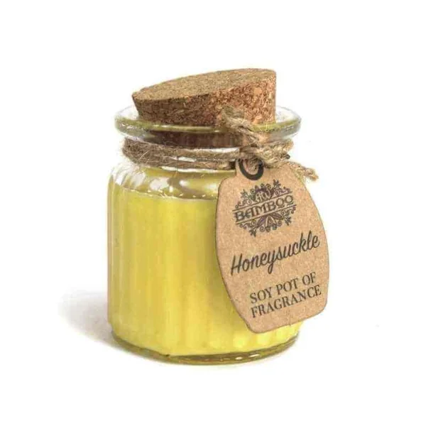Vela Sostenible de Cera de Soja - Fragancia Madreselva