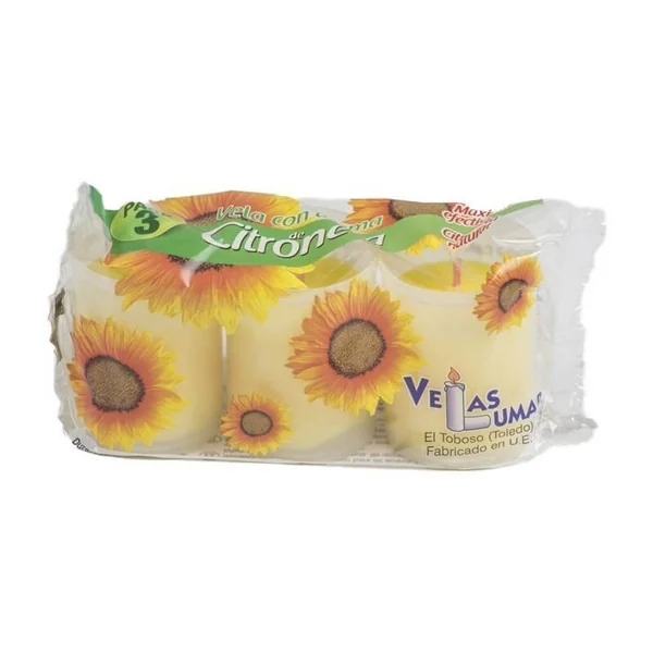 Velas citronela antimosquitos