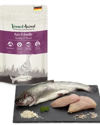 Venandi- Pouch de pavo y trucha 125gr