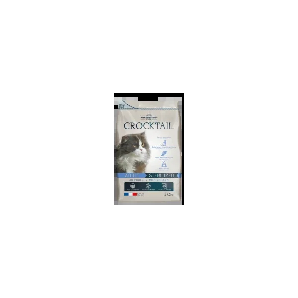 Venta especial: Pienso Para Gatos Crocktail Adult Esterilizado Pollo para mujeres - Ahorra hasta un 59% en Productos Para Gatos de Málaga España.