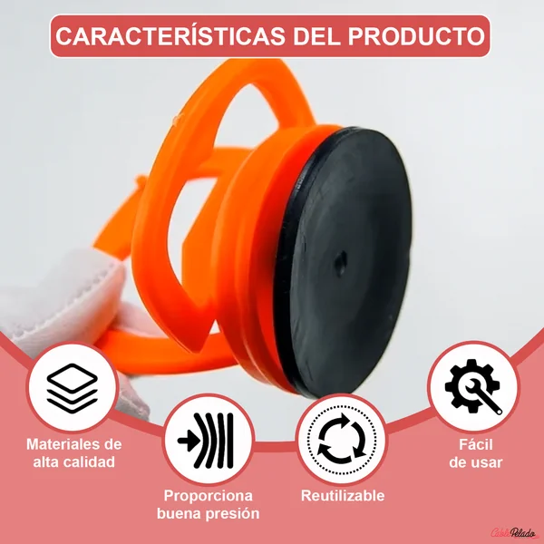 Ventosa Para Sacar Bollos Naranja