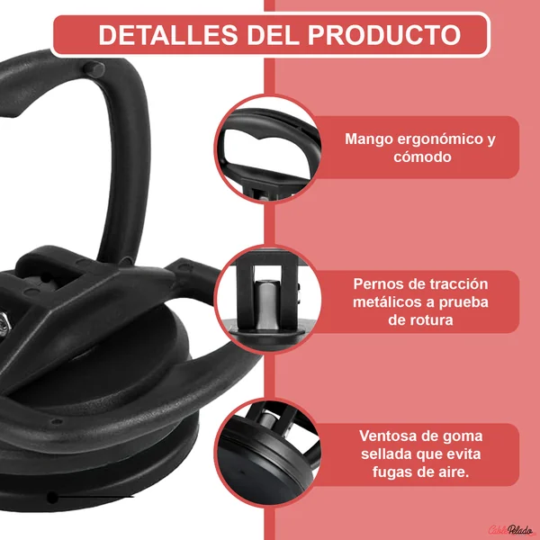 Ventosa Para Sacar Bollos v2 Negro