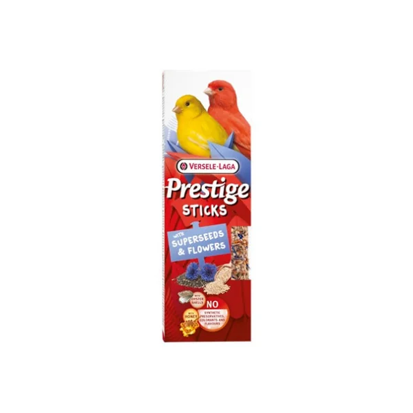 Versele-Laga Prestige Sticks Super-Semillas y Flores para Canarios
