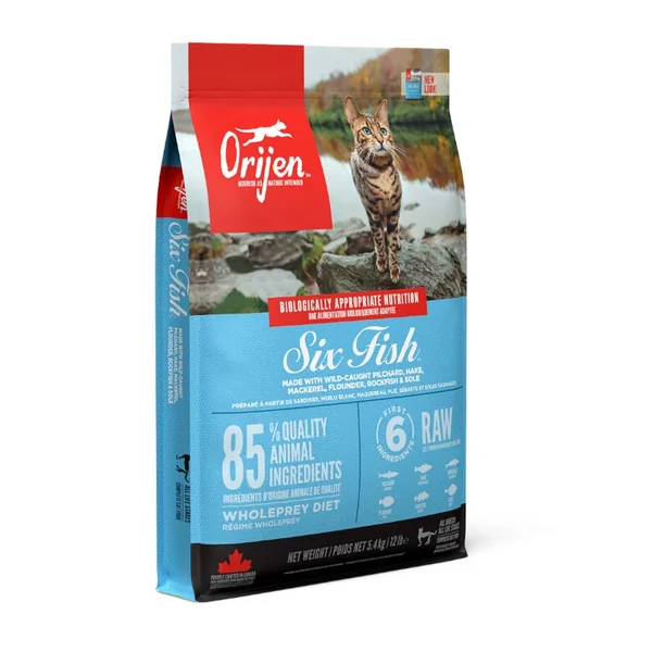 Versátil Orijen Six Fish Pienso Para Gatos para cada ocasión - Disponible en Productos Para Gatos.