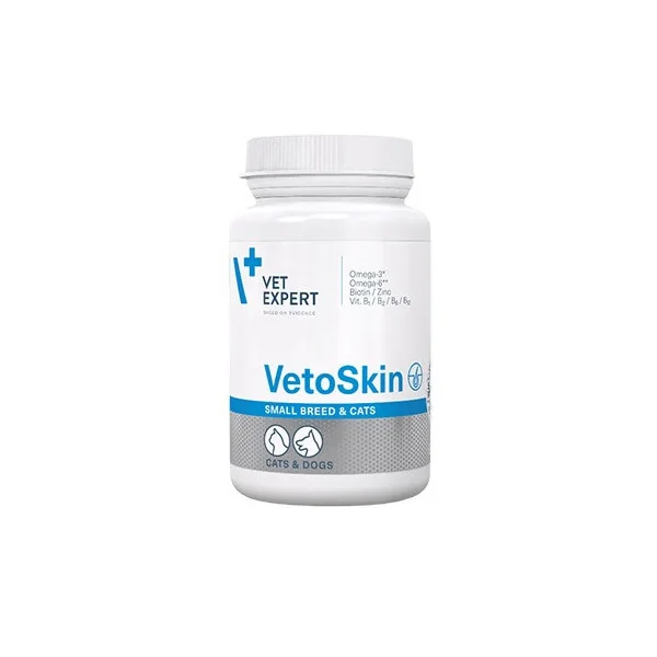 Vet Expert VetoSkin Cápsulas Razas Pequeñas y Gatos