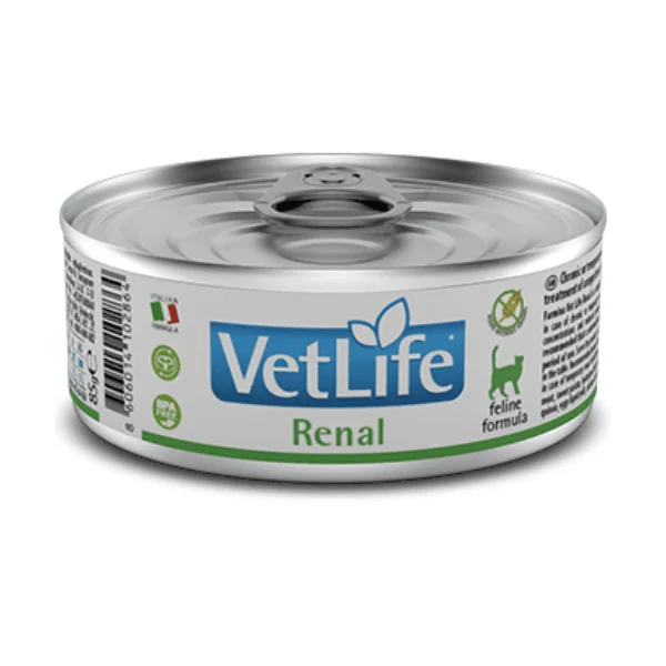 Vet Life cat RENAL Farmina gatos 12x85 g