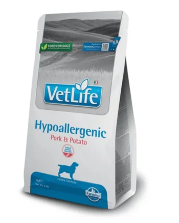 Vet Life Hypoallergenic CERDO alergias alimenticias perros