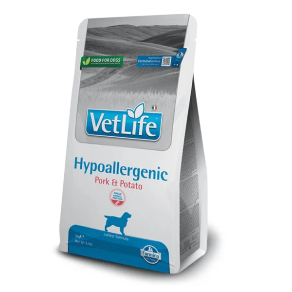 Vet Life Hypoallergenic CERDO alergias alimenticias perros
