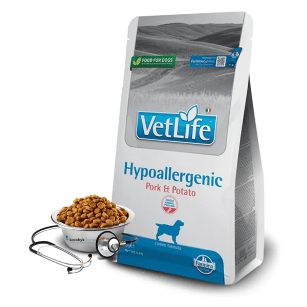 Vet Life Hypoallergenic CERDO alergias alimenticias perros