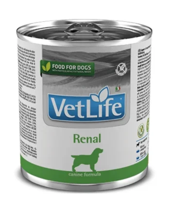 Vet Life RENAL perros Farmina comida húmeda lata de 300 g