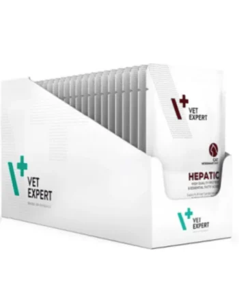 VetExpert HEPATIC cat pouch 12x100 g gatos